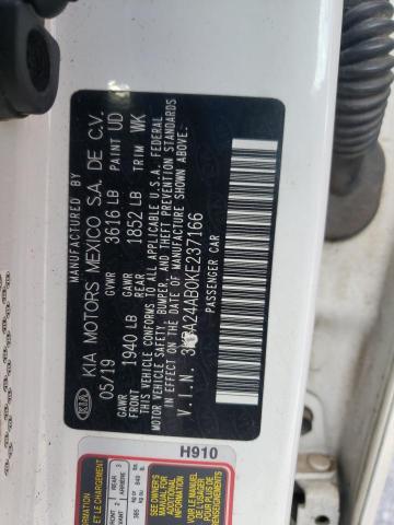 Photo 10 from auction – 2019 KIA RIO S with VIN 3KPA24AB0KE237166