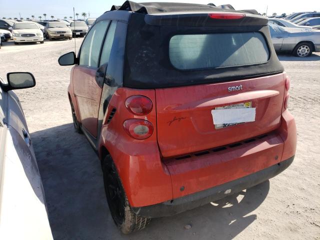 Photo 3 from auction – 2008 SMART FORTWO PAS with VIN WMEEK31X48K118535