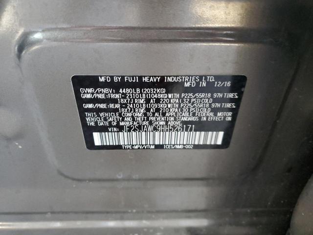 Photo 10 from auction – 2017 SUBARU FORESTER 2 with VIN JF2SJAWC9HH526171