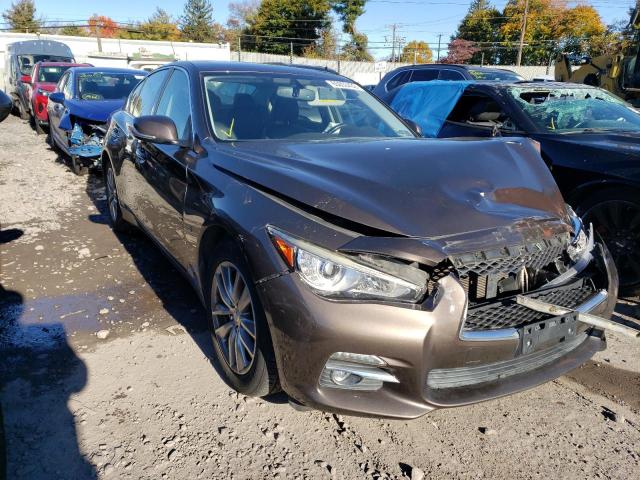 INFINITI Q50 BASE 2014 with VIN JN1BV7AR9EM682220 - Photo from auction