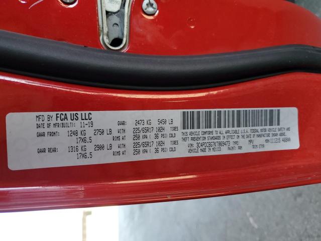 Photo 10 from auction – 2019 DODGE JOURNEY SE with VIN 3C4PDCBG7KT869473