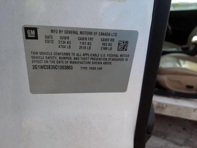 Photo 10 from auction – 2012 CHEVROLET IMPALA LTZ with VIN 2G1WC5E35C1263863