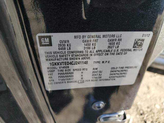 Photo 10 from auction – 2012 GMC ACADIA DEN with VIN 1GKKVTED4CJ241148