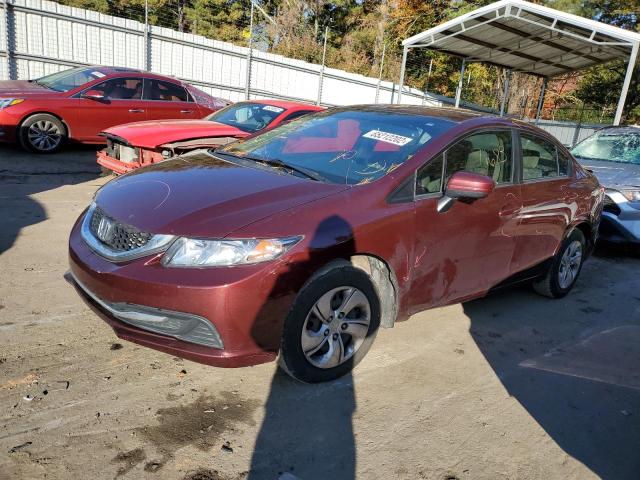 Photo 2 from auction – 2015 HONDA CIVIC LX with VIN 19XFB2F58FE040183