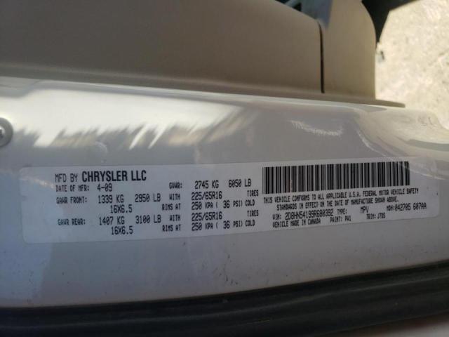 Photo 10 from auction – 2009 DODGE GRAND CARA with VIN 2D8HN54199R680392
