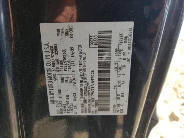 Photo 10 from auction – 2001 FORD F150 with VIN 1FTRX17W71NA97026