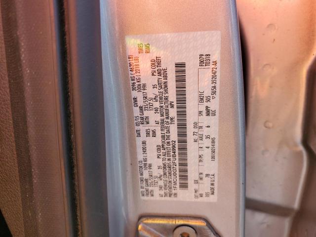 Photo 10 from auction – 2015 FORD ESCAPE SE with VIN 1FMCU0G72FUB49902