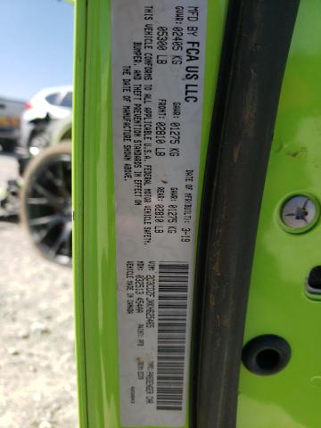 Photo 10 from auction – 2019 DODGE CHALLENGER with VIN 2C3CDZFJXKH625465