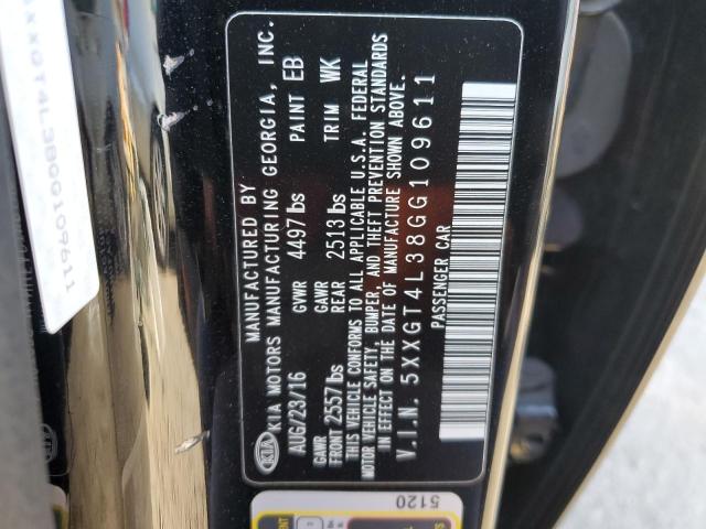 Photo 10 from auction – 2016 KIA OPTIMA with VIN 5XXGT4L38GG109611
