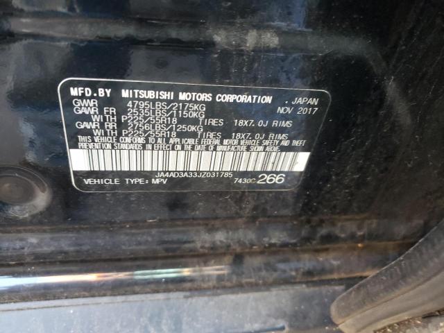 Photo 10 from auction – 2018 MITSUBISHI OUTLANDER with VIN JA4AD3A33JZ031785
