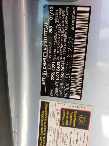 Photo 10 from auction – 2013 MERCEDES-BENZ E 350 with VIN WDDKK5KF0DF212522