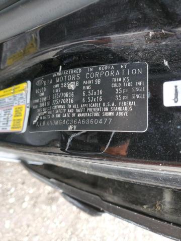 Photo 10 from auction – 2010 KIA SEDONA LX with VIN KNDMG4C36A6360477