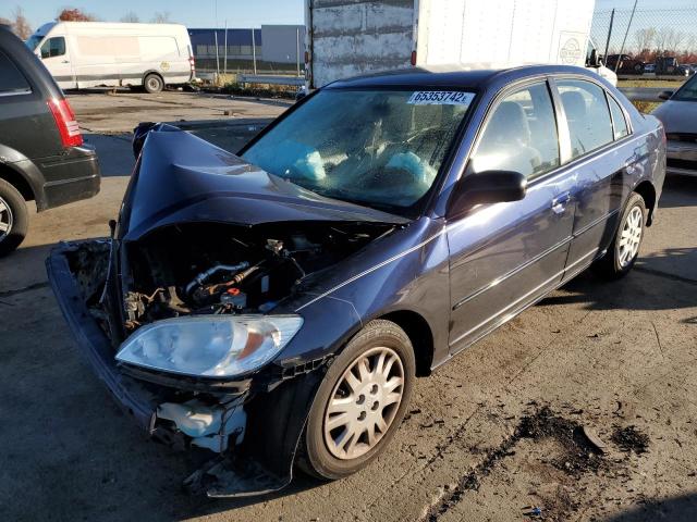 Photo 2 from auction – 2005 HONDA CIVIC LX with VIN 1HGES16585L024014