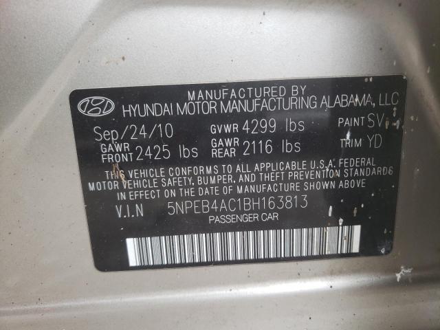 Photo 10 from auction – 2011 HYUNDAI SONATA GLS with VIN 5NPEB4AC1BH163813