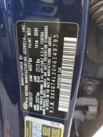 Photo 10 from auction – 2017 KIA OPTIMA LX with VIN 5XXGT4L30HG149795
