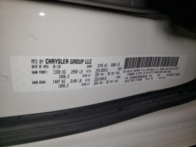 Photo 10 from auction – 2010 DODGE GRAND CARA with VIN 2D4RN4DE8AR405362