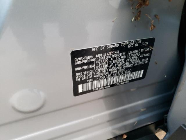 Photo 10 from auction – 2022 SUBARU FORESTER W with VIN JF2SKAMC3NH401680