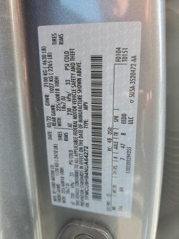 Photo 10 from auction – 2022 FORD ESCAPE SEL with VIN 1FMCU9H94NUA64272