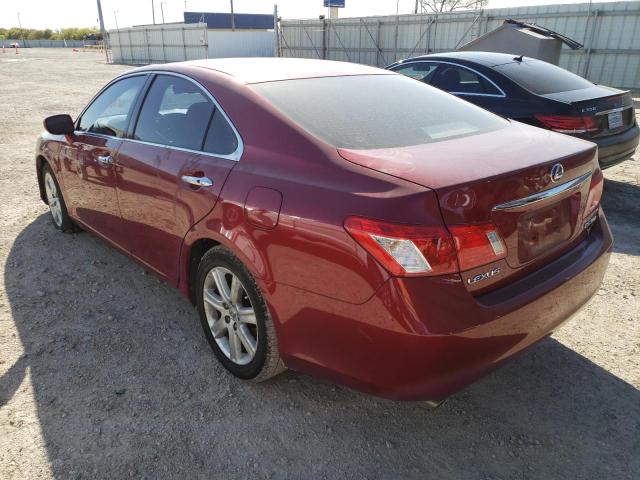 Photo 3 from auction – 2009 LEXUS ES 350 with VIN JTHBJ46G492332346