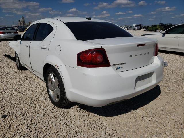 Photo 3 from auction – 2013 DODGE AVENGER SE with VIN 1C3CDZABXDN644561