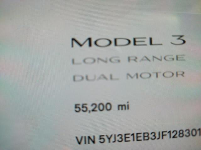 Photo 8 from auction – 2018 TESLA MODEL 3 with VIN 5YJ3E1EB3JF128301