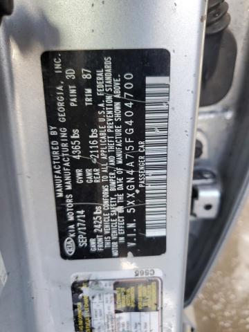 Photo 10 from auction – 2015 KIA OPTIMA EX with VIN 5XXGN4A75FG404700