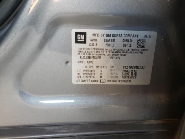 Photo 10 from auction – 2015 BUICK ENCORE CON with VIN KL4CJBSB8FB038295