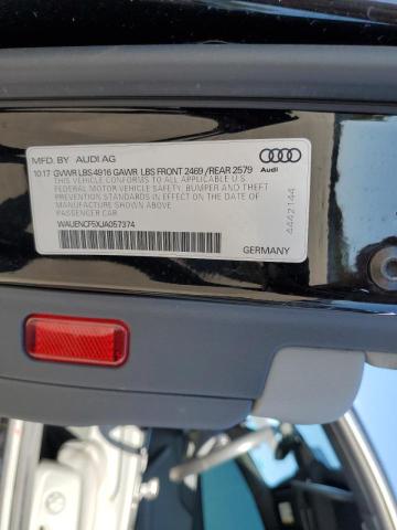 Photo 10 from auction – 2018 AUDI A5 PREMIUM with VIN WAUENCF5XJA057374