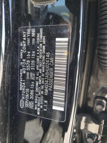Photo 10 from auction – 2017 GENESIS G90 PREMIU with VIN KMHG34JA8HU024146