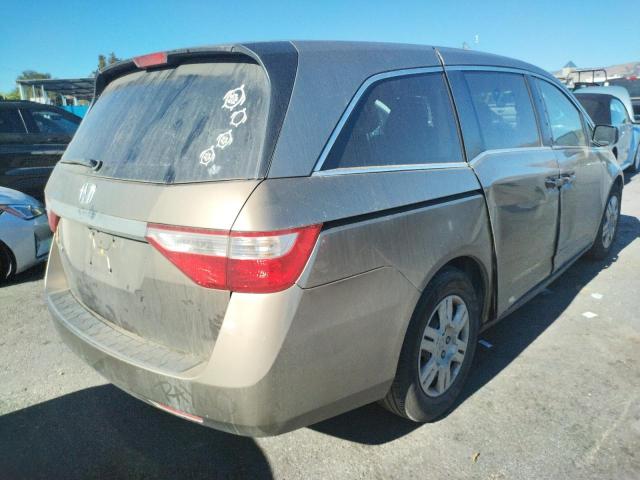 Photo 4 from auction – 2013 HONDA ODYSSEY LX with VIN 5FNRL5H20DB076195