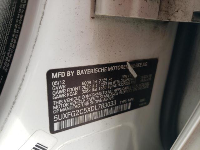 Photo 10 from auction – 2013 BMW X6 XDRIVE3 with VIN 5UXFG2C5XDL783033
