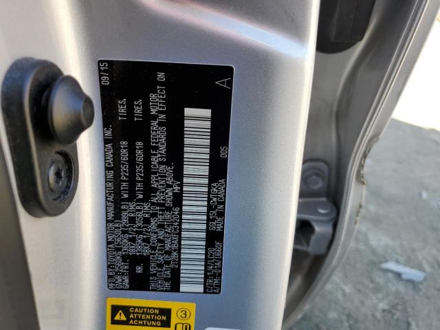 Photo 10 from auction – 2015 LEXUS RX 350 BAS with VIN 2T2BK1BAXFC342046
