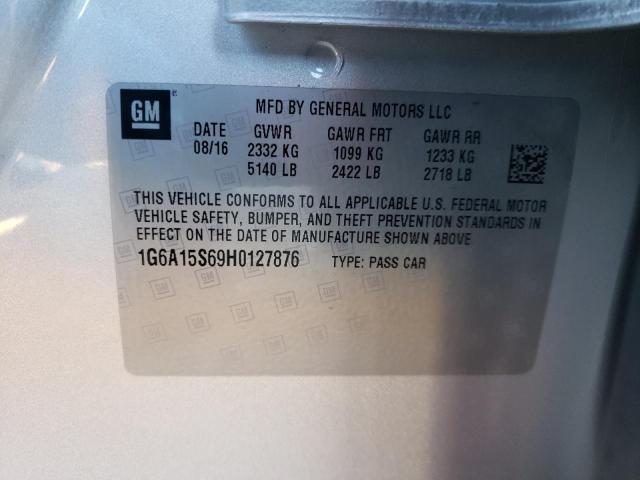 Photo 10 from auction – 2017 CADILLAC CTS-V with VIN 1G6A15S69H0127876