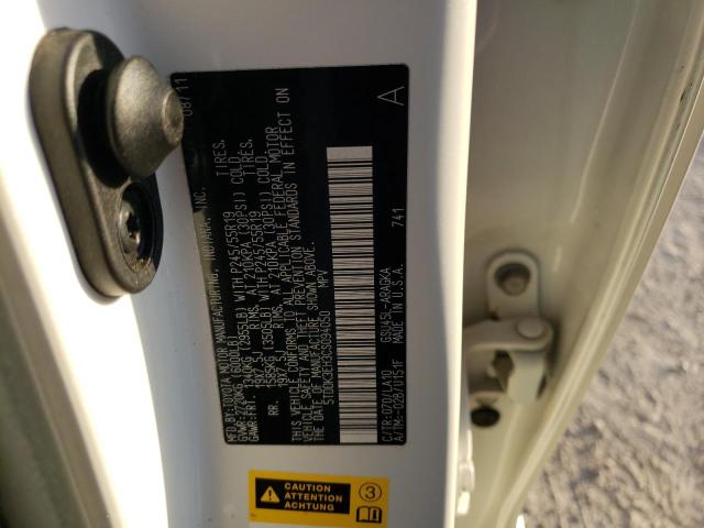 Photo 10 from auction – 2012 TOYOTA HIGHLANDER with VIN 5TDDK3EH3CS094050