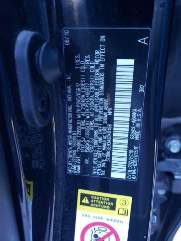 Photo 10 from auction – 2010 TOYOTA HIGHLANDER with VIN 5TDBK3EH3AS040168