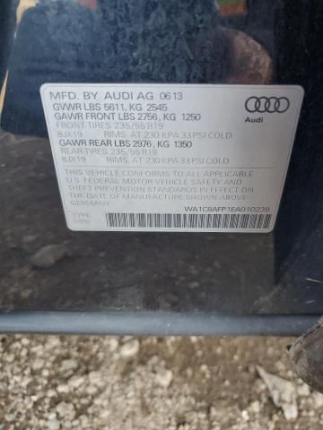 Photo 10 from auction – 2014 AUDI Q5 PREMIUM with VIN WA1C8AFP1EA010239
