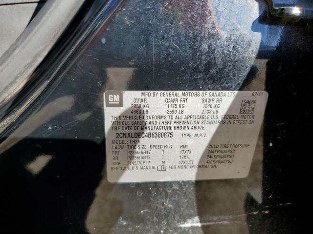 Photo 10 from auction – 2011 CHEVROLET EQUINOX LT with VIN 2CNALDEC4B6380875