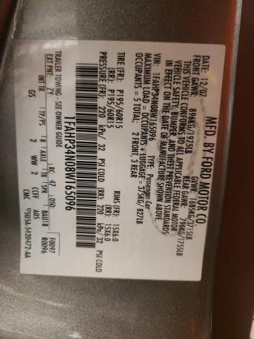 Photo 10 from auction – 2008 FORD FOCUS S/SE with VIN 1FAHP34N08W165096