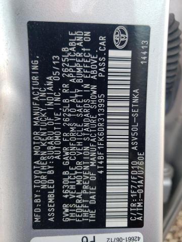 Foto 10 de la subasta – 2013 TOYOTA CAMRY L con VIN 4T4BF1FK6DR313995