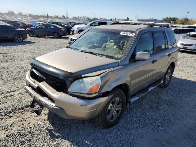 Photo 2 from auction – 2005 HONDA PILOT EXL with VIN 2HKYF18645H531809