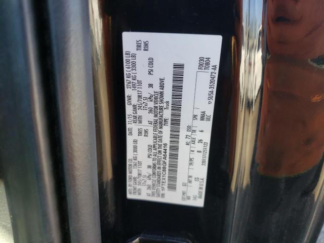 Photo 10 from auction – 2016 FORD F150 SUPER with VIN 1FTEX1C88GFA64416