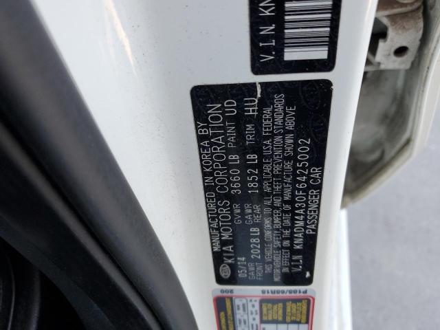 Photo 10 from auction – 2015 KIA RIO LX with VIN KNADM4A30F6425002