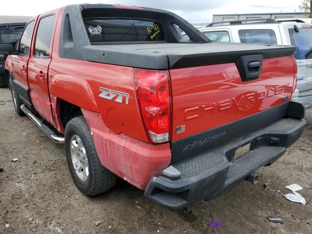 Photo 3 from auction – 2003 CHEVROLET AVALANCHE with VIN 3GNEK13T93G117465