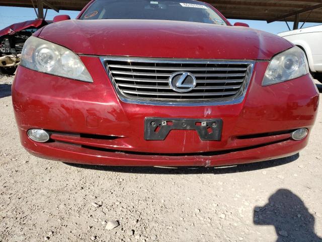 Photo 9 from auction – 2009 LEXUS ES 350 with VIN JTHBJ46G492332346