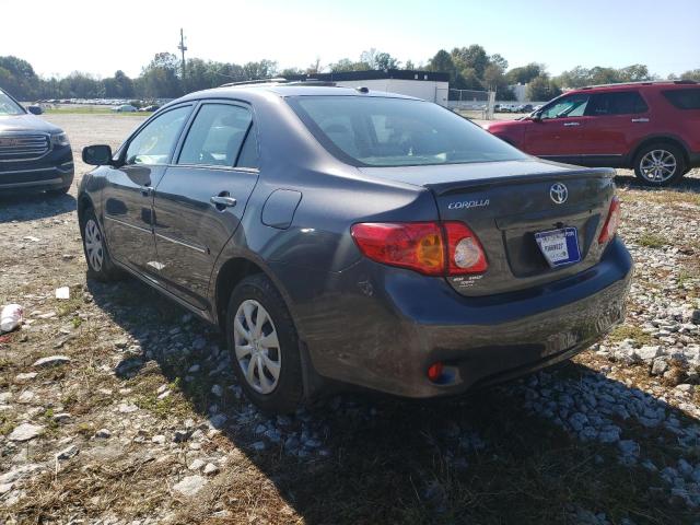 Photo 3 from auction – 2009 TOYOTA COROLLA BA with VIN JTDBL40E399076176