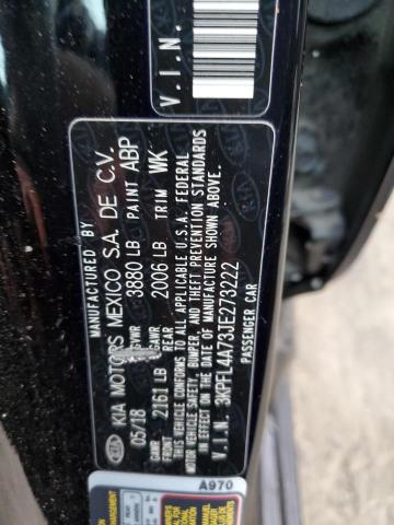 Photo 10 from auction – 2018 KIA FORTE LX with VIN 3KPFL4A73JE273222