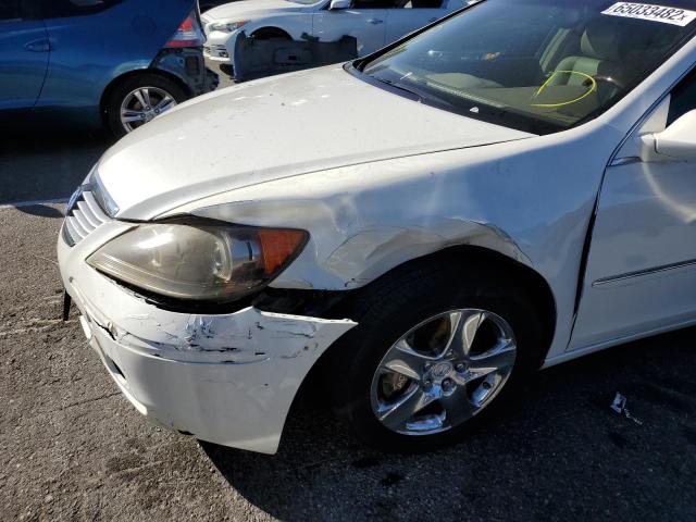 Photo 9 from auction – 2005 ACURA RL with VIN JH4KB16555C007316