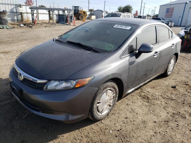 Photo 2 from auction – 2012 HONDA CIVIC HF with VIN 2HGFB2F67CH546985
