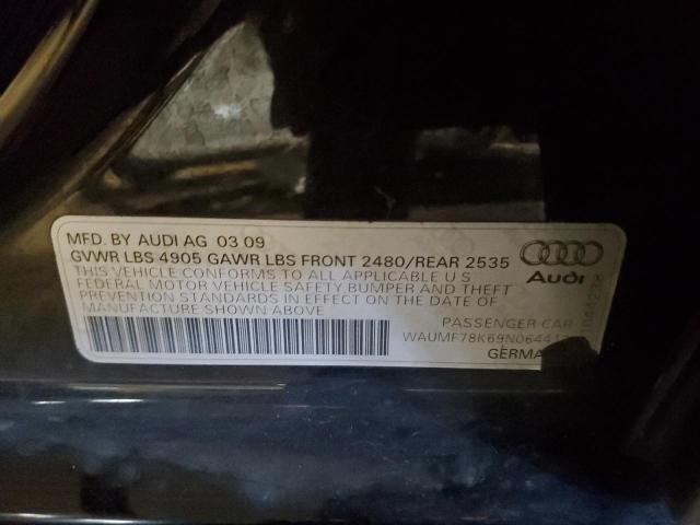 Photo 10 from auction – 2009 AUDI A4 PRESTIG with VIN WAUMF78K69N064412