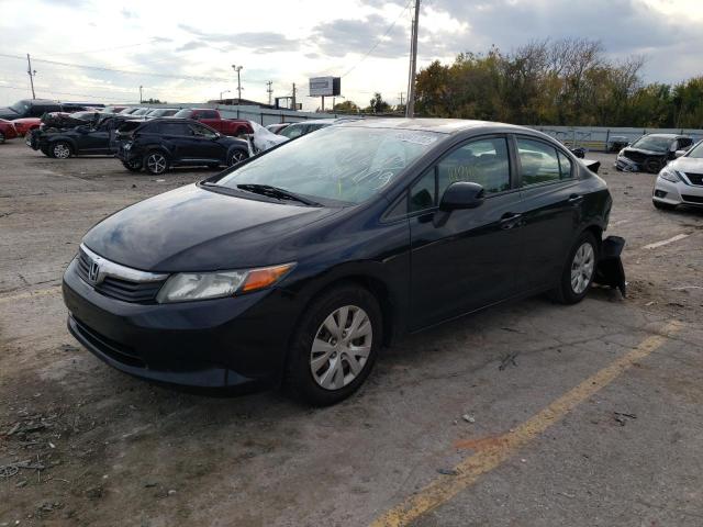 Photo 2 from auction – 2012 HONDA CIVIC LX with VIN 2HGFB2F54CH597349